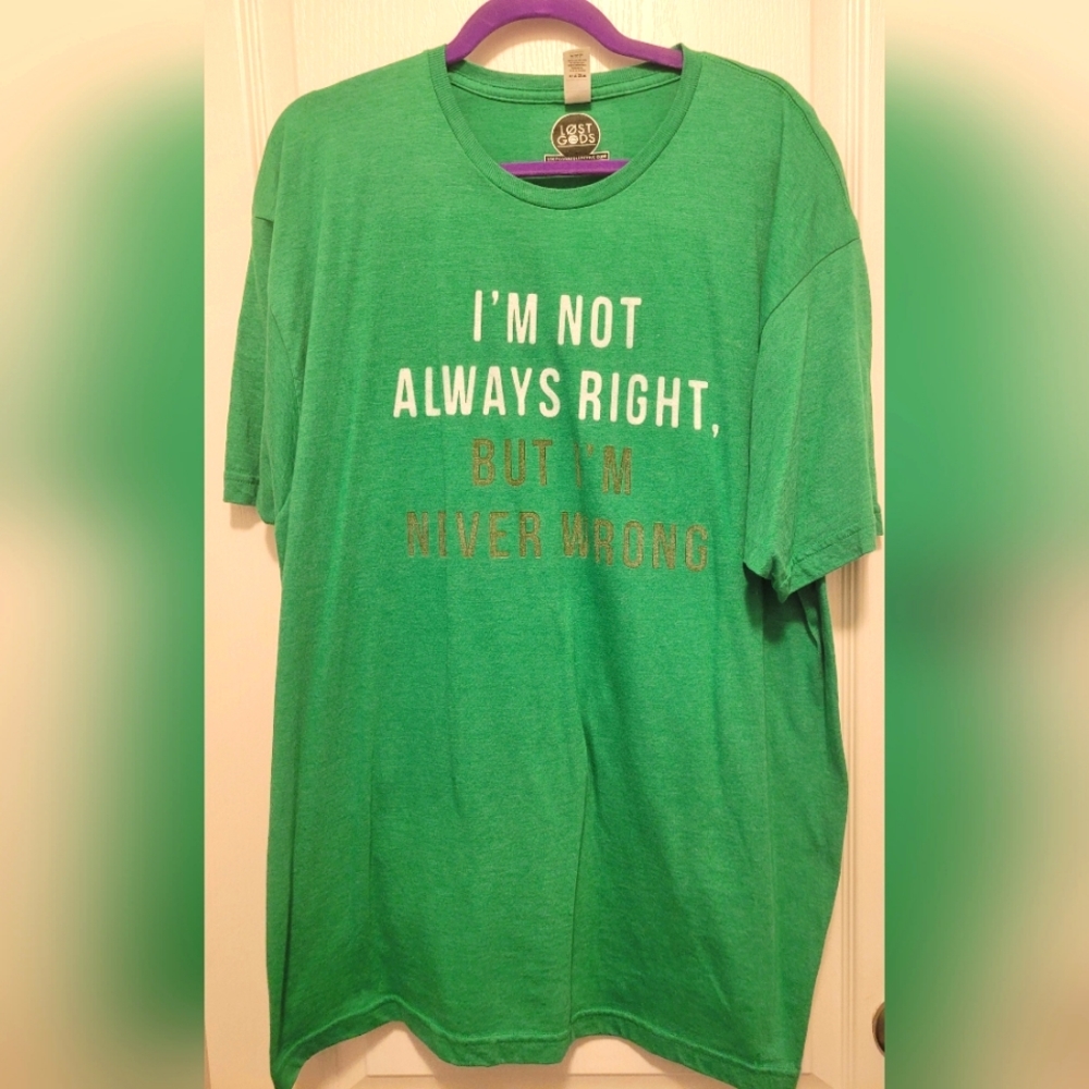 Funny Tshirt. Mens Cut. Unisex size XXL
